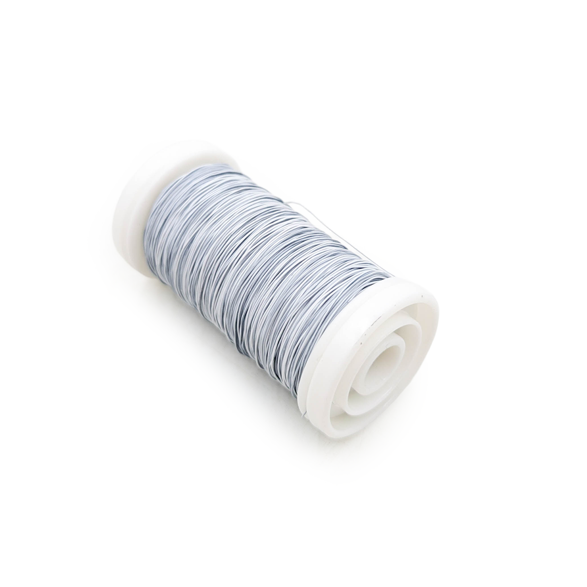 Fil floral à façon – lisse – blanc – 100 m