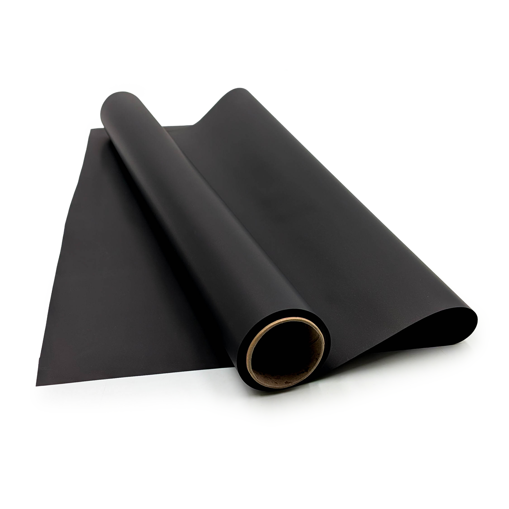 Film floral parfumé – Satin Aroma – Noir – Rouleau 50 cm × 9 m