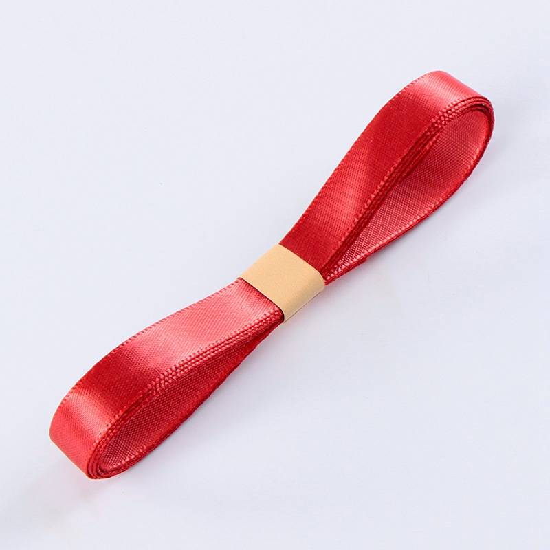 Ruban floral – Rouge – Rouleau 1 cm x 82 m
