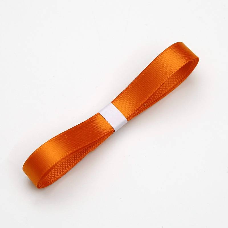 Ruban floral – Orange rouillé – Rouleau 1 cm x 82 m
