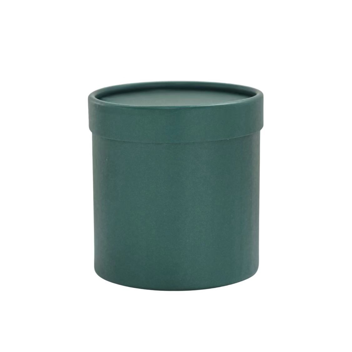 Boîte à fleurs ronde – 12,5 × 12,5 cm – Vert Bouteille
