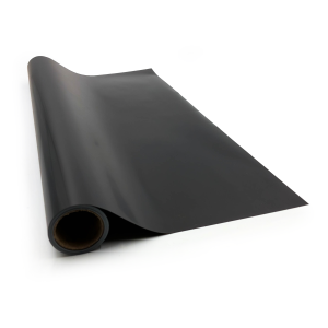 Film floral imperméable "Elegant" – Noir – Rouleau 58cm x 10m