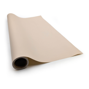 Film floral imperméable "Elegant" – Thé au lait – Rouleau 58cm x 10m