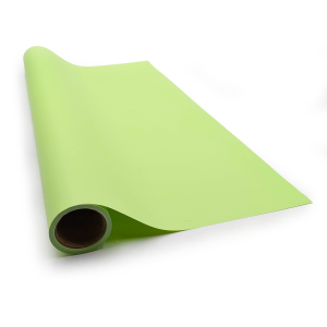 Film floral imperméable "Elegant" – Vert menthe – Rouleau 58cm x 10m