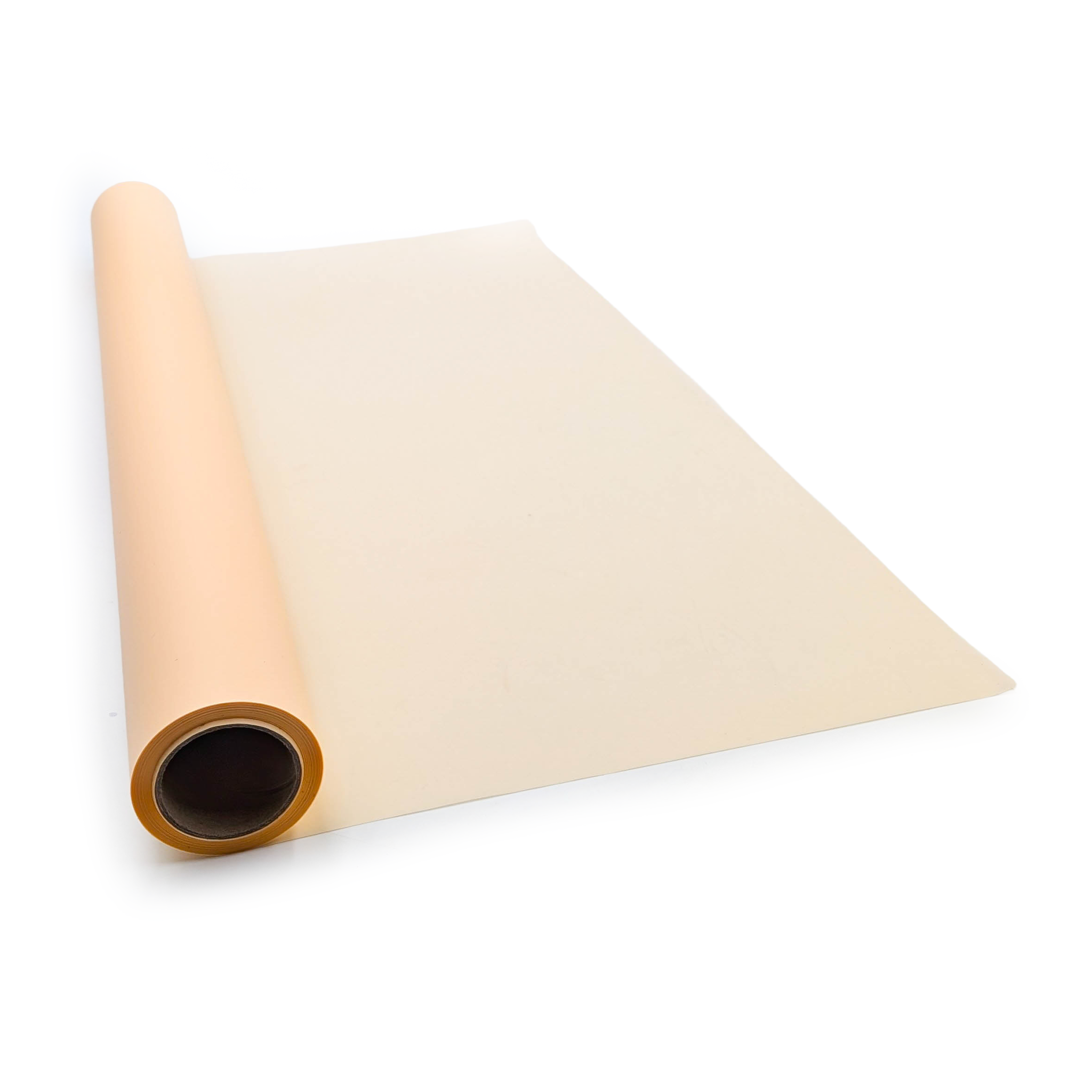 Film floral mat – "Matte 90’s" Pêche – Rouleau 58 cm × 20 m