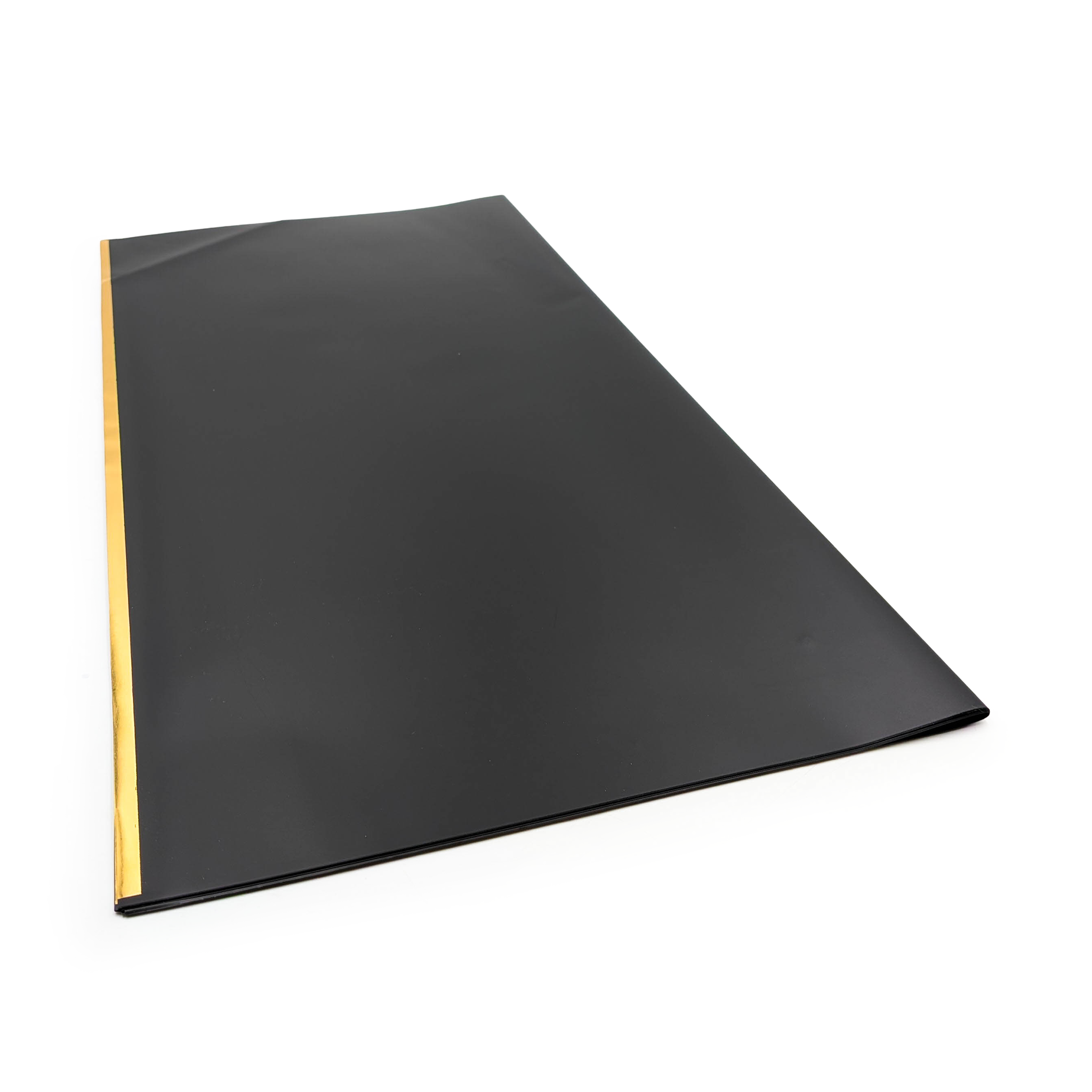 Film floral "Stripe" – Noir – Feuilles 58x58 cm – 20 pièces