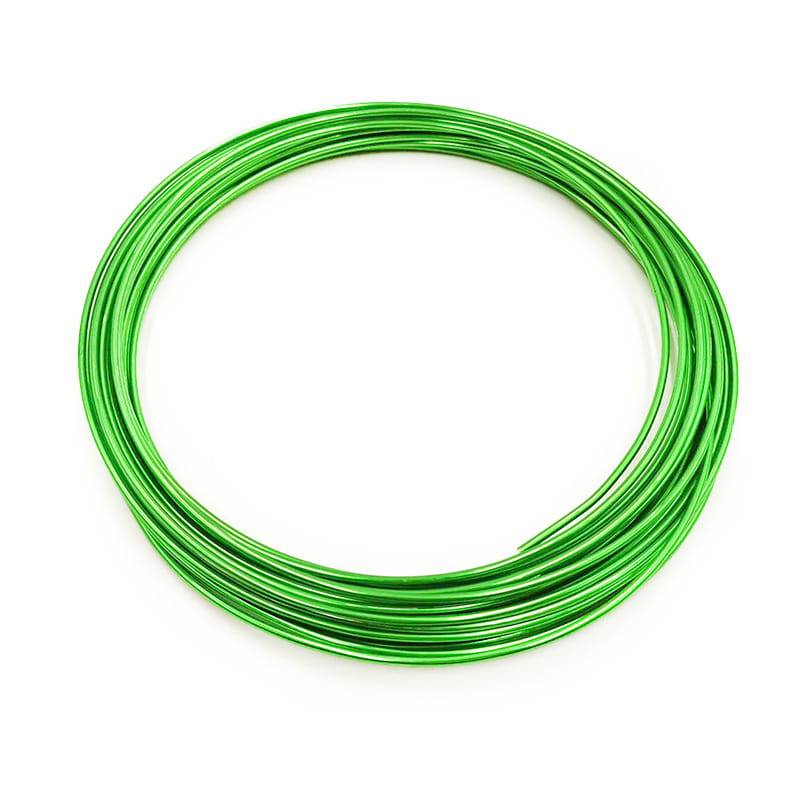Fil de fleuriste – Anneau – 2 mm x 10 m – Vert