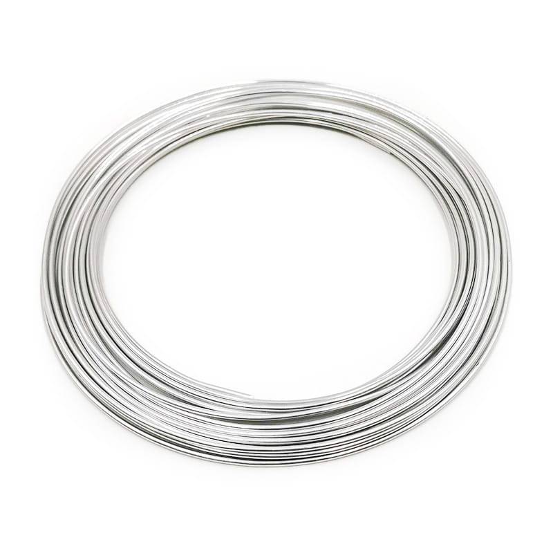 Fil de fleuriste – Anneau – 2 mm x 10 m – Argenté