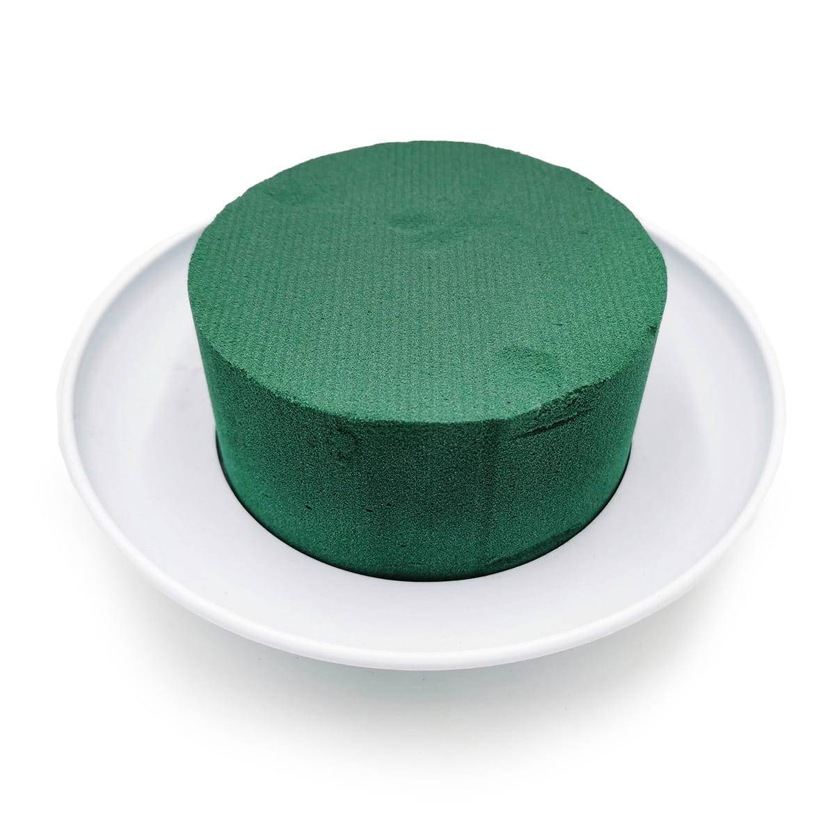 Ciotola MIDI – Blanc – Mousse florale avec socle – humide