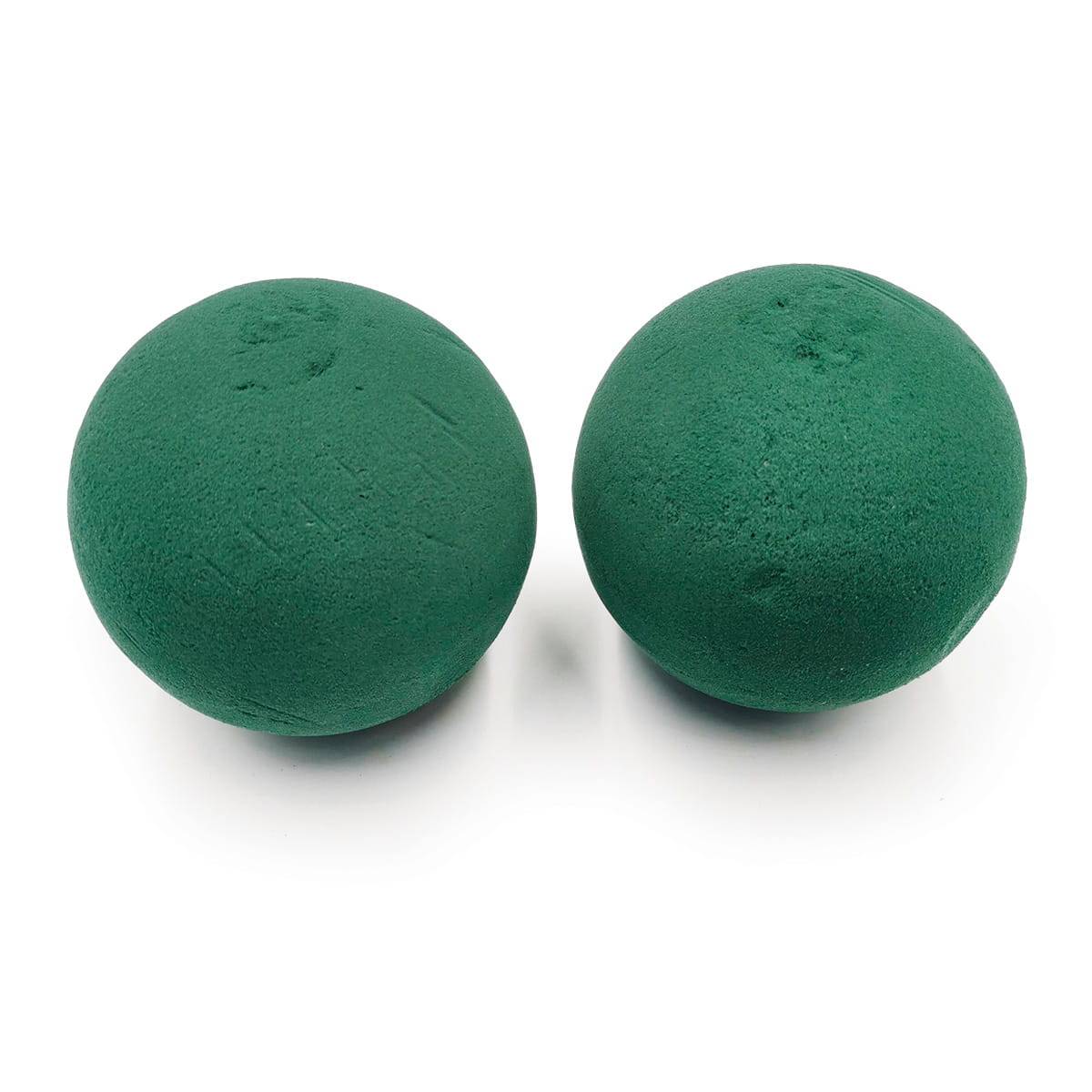 Mousse florale – Boule Ø120 mm – 2 pièces – humide