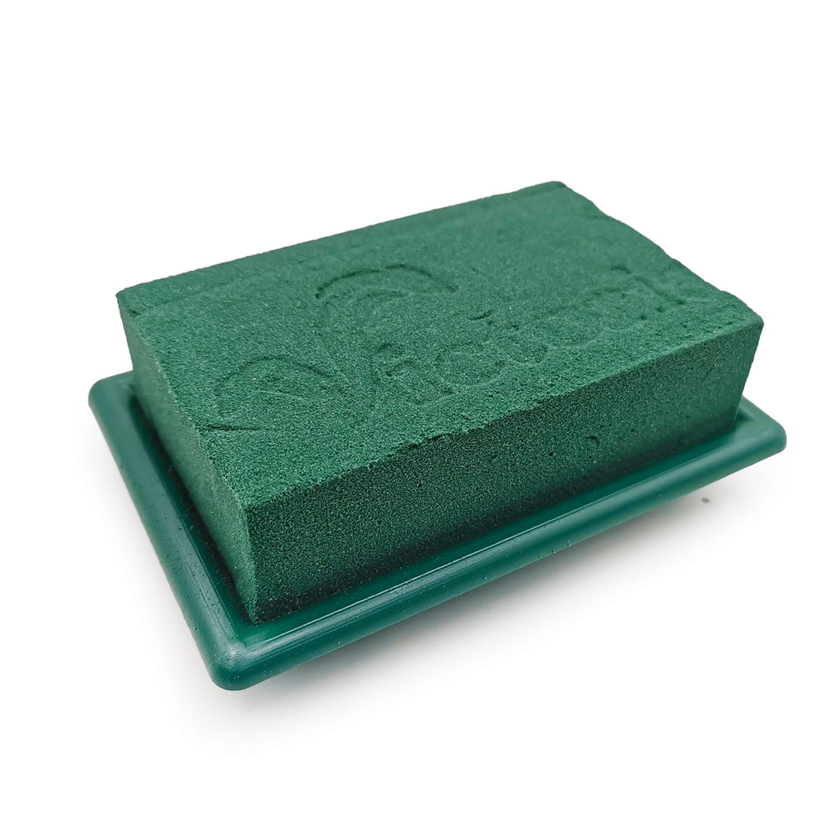 Table Deco MINI – vert – mousse florale avec support – humide