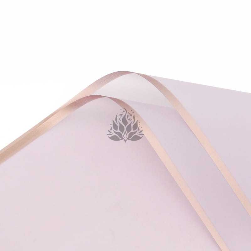 Film floral – « Frame » Lilas – Feuilles 58x58 cm – 20 pcs