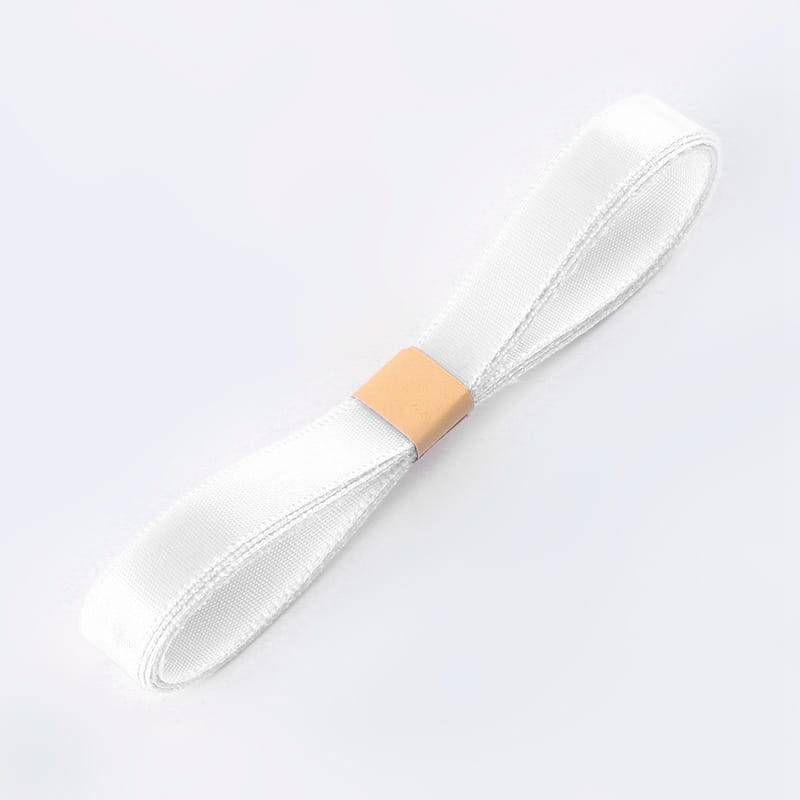Ruban floral – Blanc – Rouleau 1 cm x 82 m