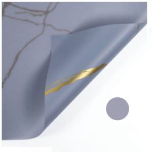 Film floral - "Marble" Jacinthe - Feuilles 58x58 cm - 20 pièces