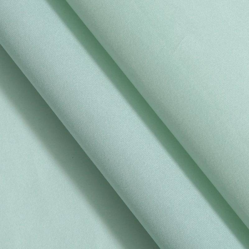 Film floral en velours – "Swan Velvet Cloth" – Turquoise – Rouleau 53cm x 5,5m