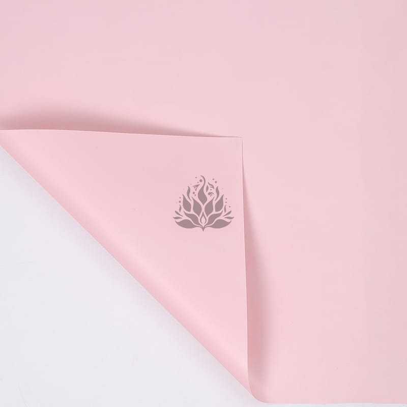 Film floral – Rose – Feuilles 58x58 cm – Lot de 20