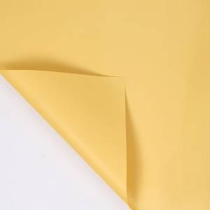 Film floral – Or pâle – Feuilles 58x58 cm – 20 pièces