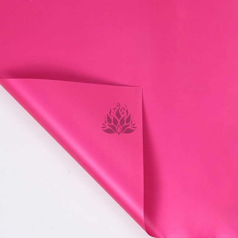 Film floral – Fuchsia – Feuilles 58x58 cm – 20 pièces