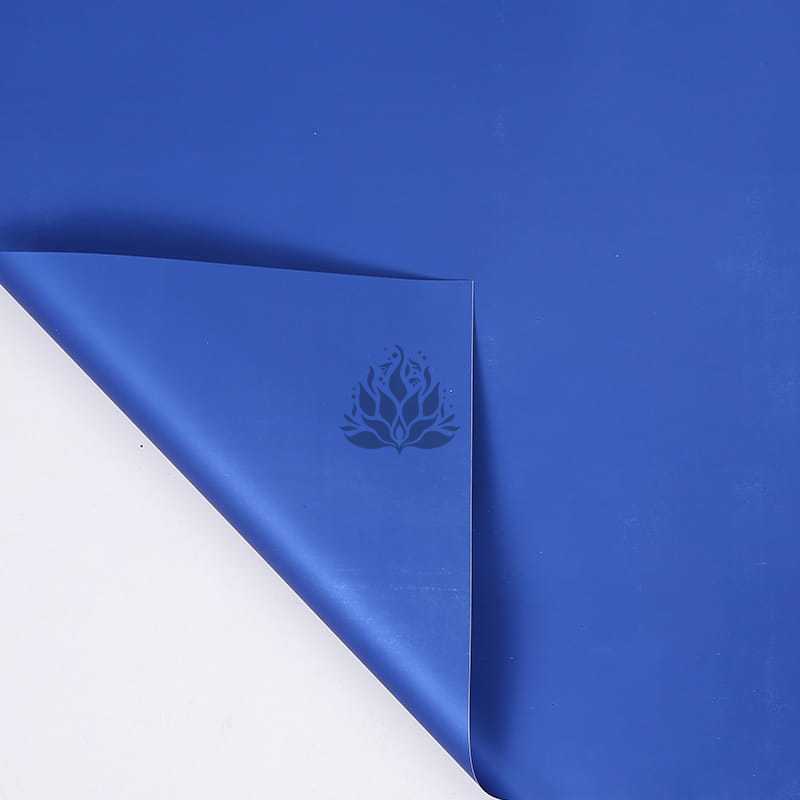 Film floral – Bleu – Feuilles 58x58 cm – 20 pièces