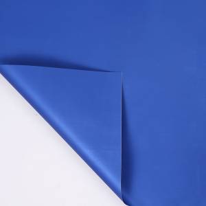 Film floral – Bleu – Feuilles 58x58 cm – 20 pièces