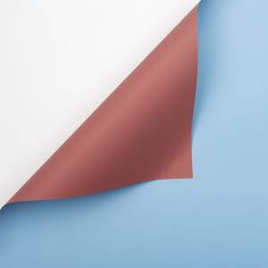 Film floral – Crème + Violet – Feuilles 58x58 cm – 20 pièces