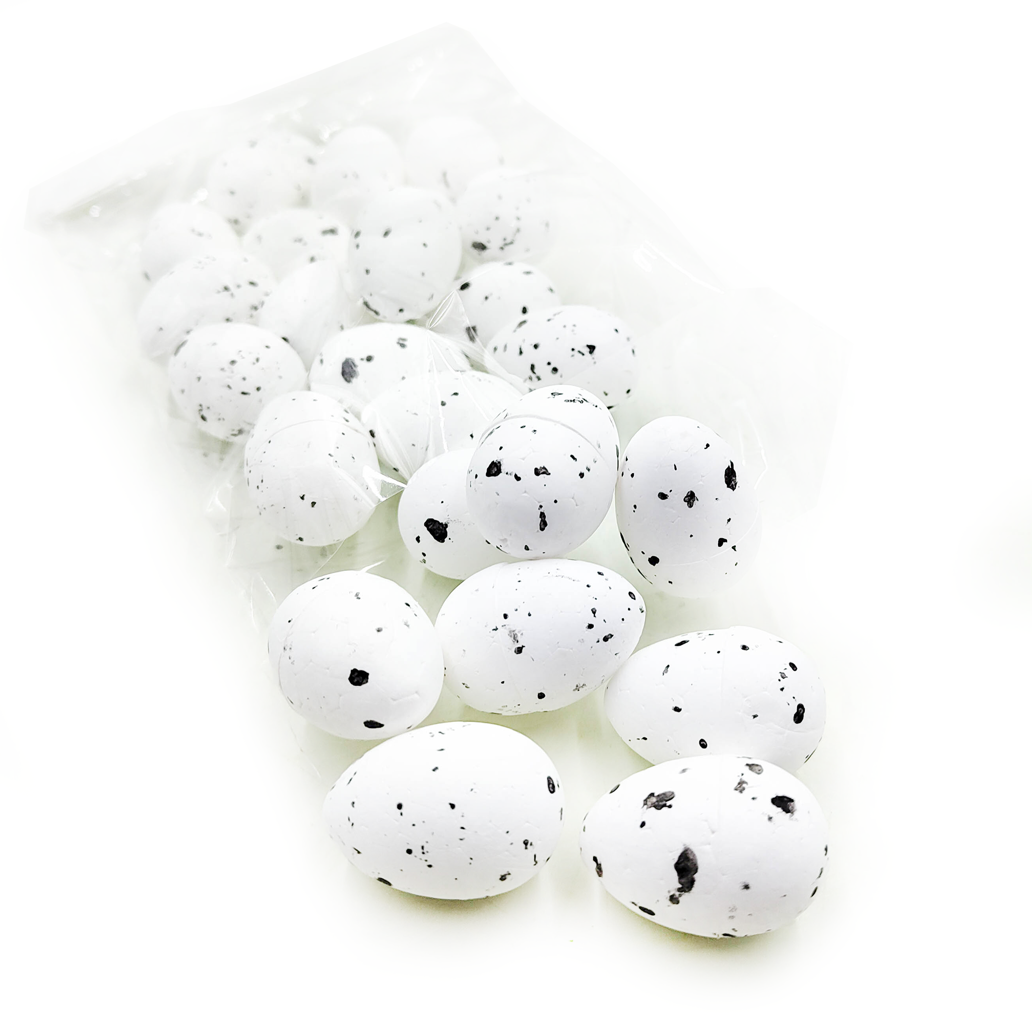 Œuf de caille décoratif 25×35 mm (24 pièces)