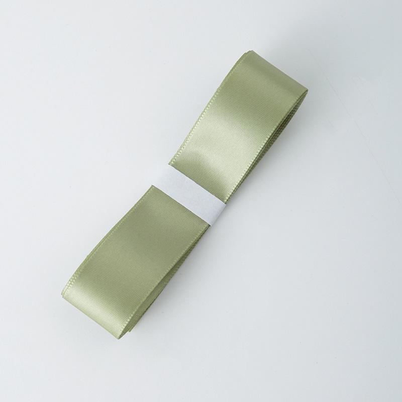 Ruban floral – Vert moutarde – Rouleau 2,5 cm x 32 m