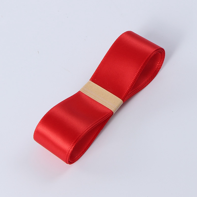 Ruban floral – Rouge – Rouleau 2,5 cm x 32 m