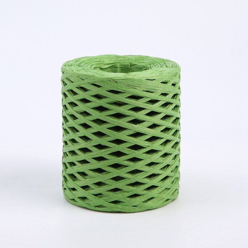 Ficelle décorative – Raphia synthétique – Vert – Rouleau 180 m 