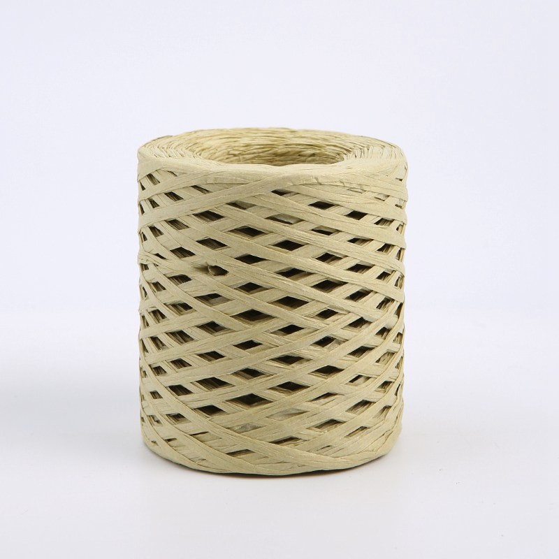 Ficelle décorative – Raphia synthétique – Vert pistache – Rouleau 180 m
