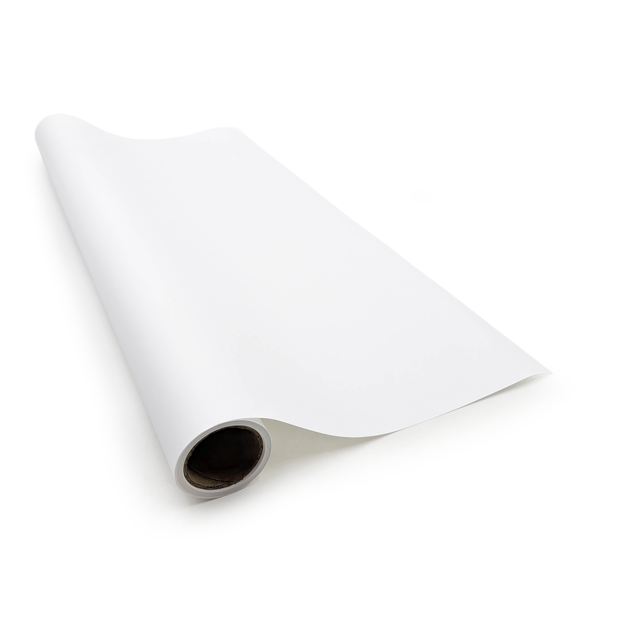 Film floral imperméable "Elegant" – Blanc – Rouleau 58cm x 10m
