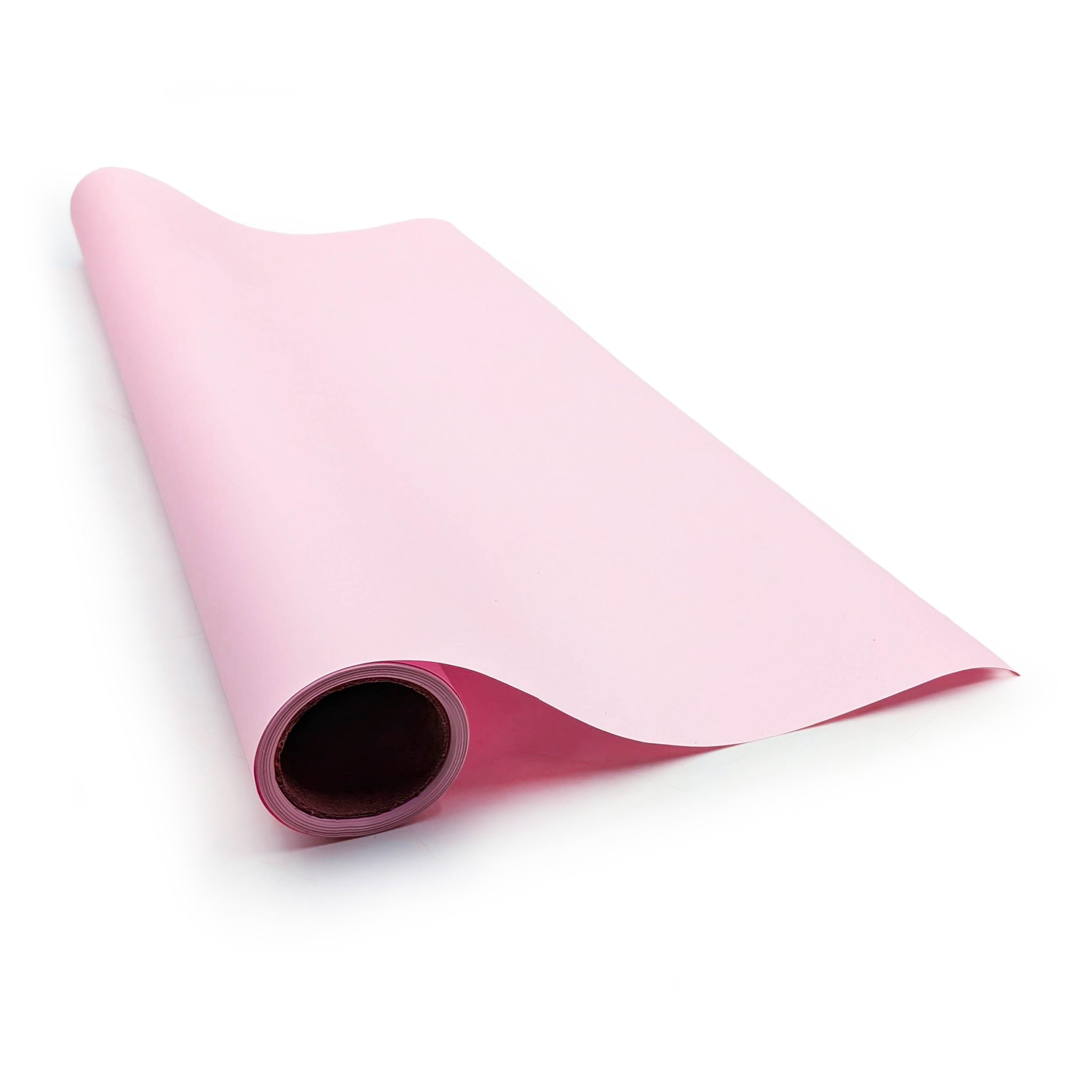 Film floral imperméable "Elegant" – Rose poudré – Rouleau 58cm x 10m