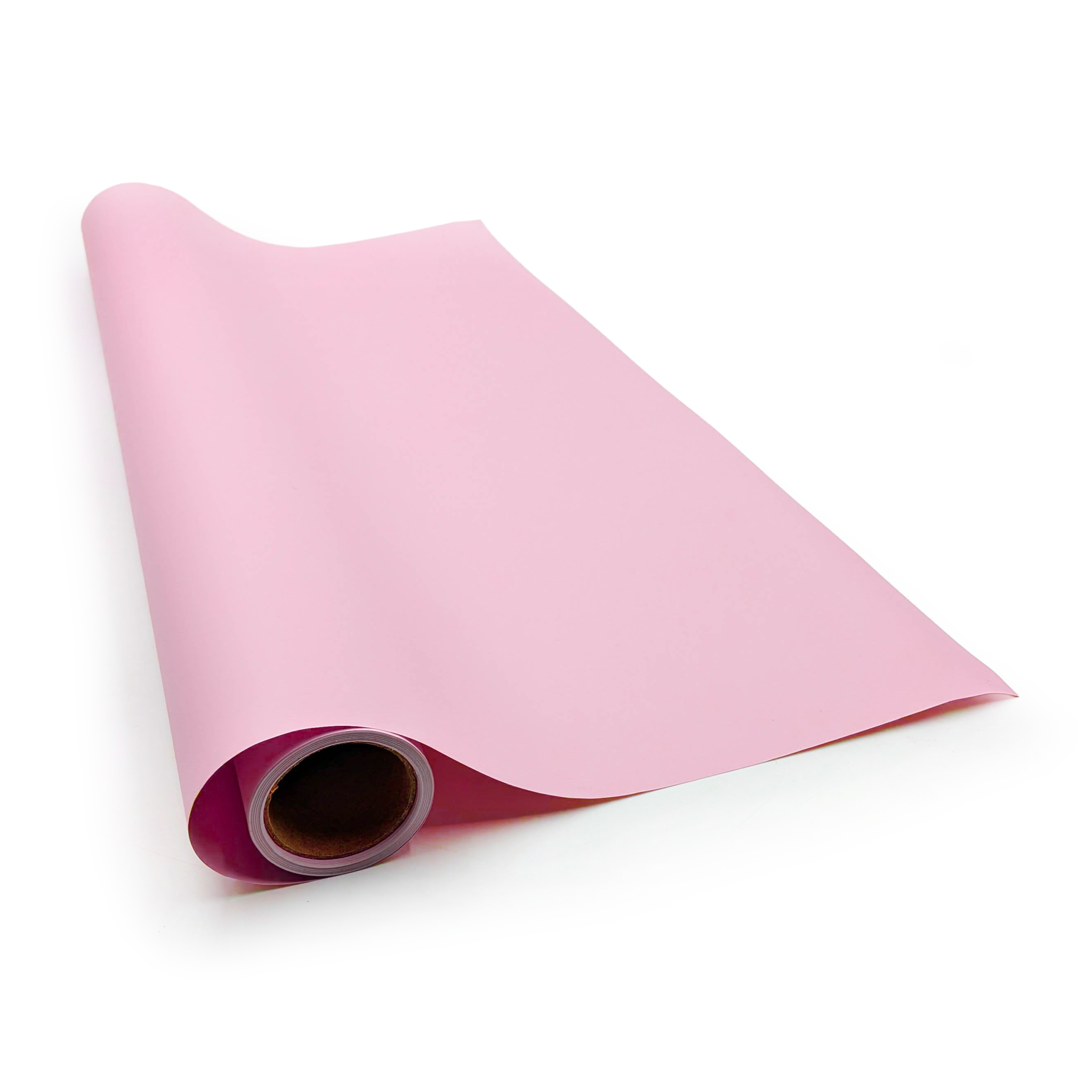 Film floral imperméable "Elegant" – Rose froid – Rouleau 58cm x 10m 