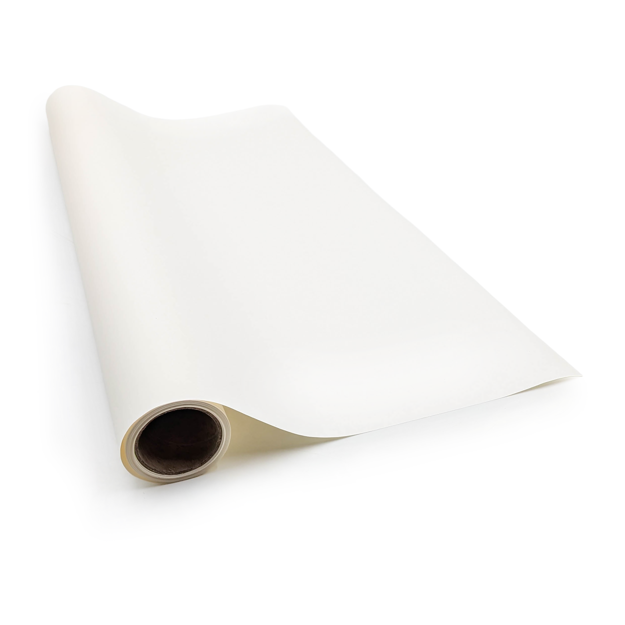 Film floral imperméable "Elegant" – Blanc cassé – Rouleau 58cm x 10m