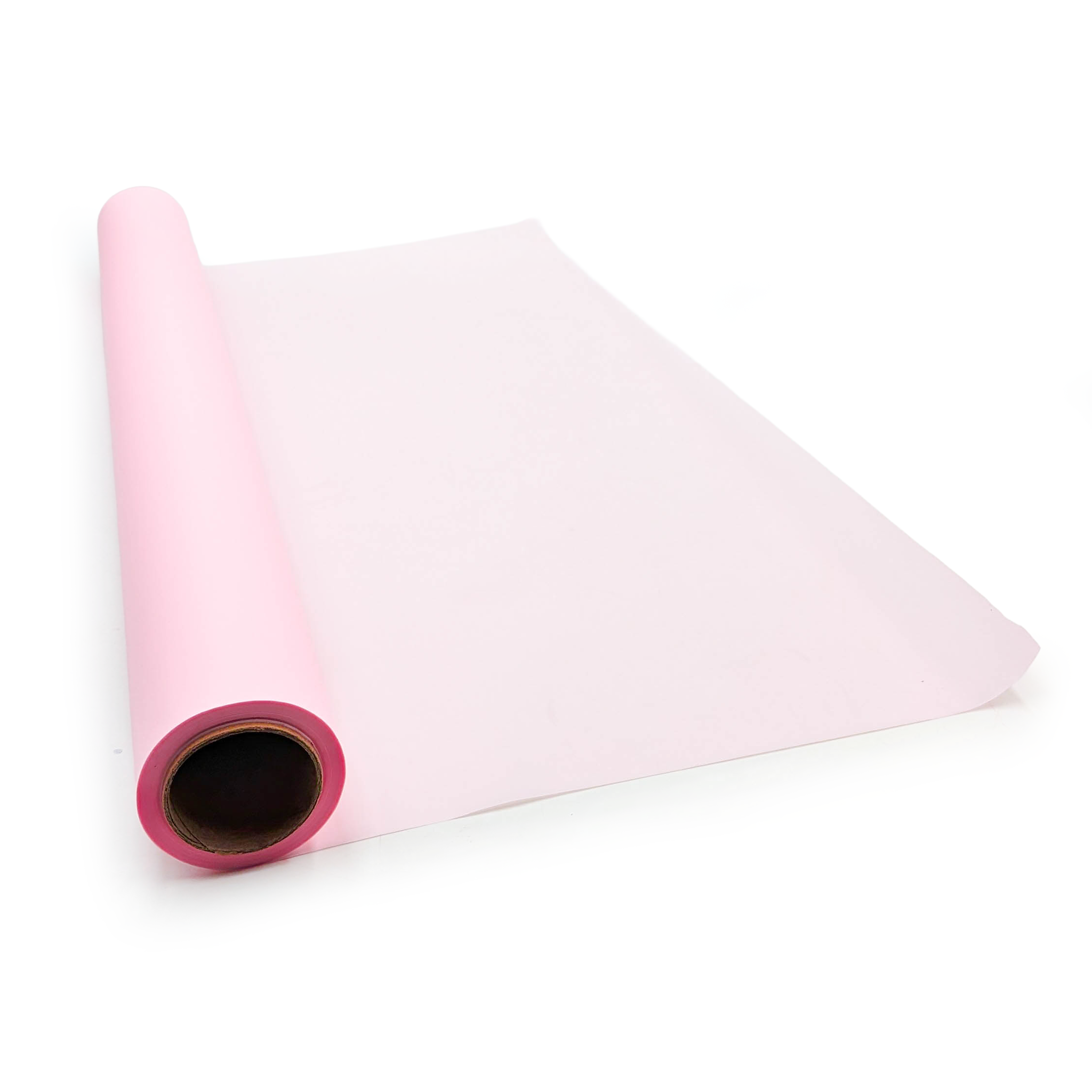 Film floral mat - "Matte 90’s" Rose Clair – Rouleau 58 cm × 20 m