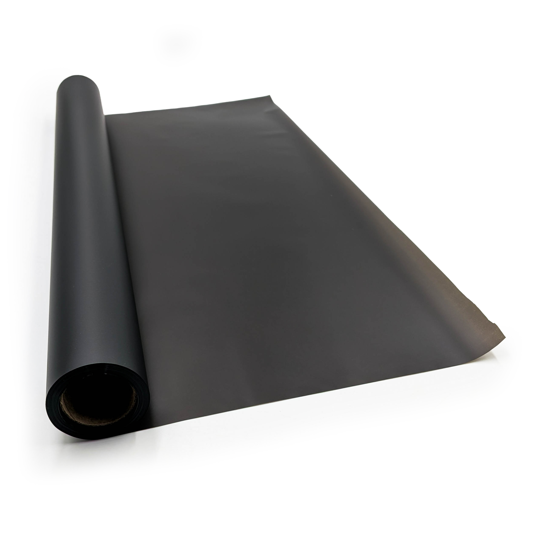 Film floral mat - "Matte 90’s " Noir - Rouleau 58 cm × 20 m