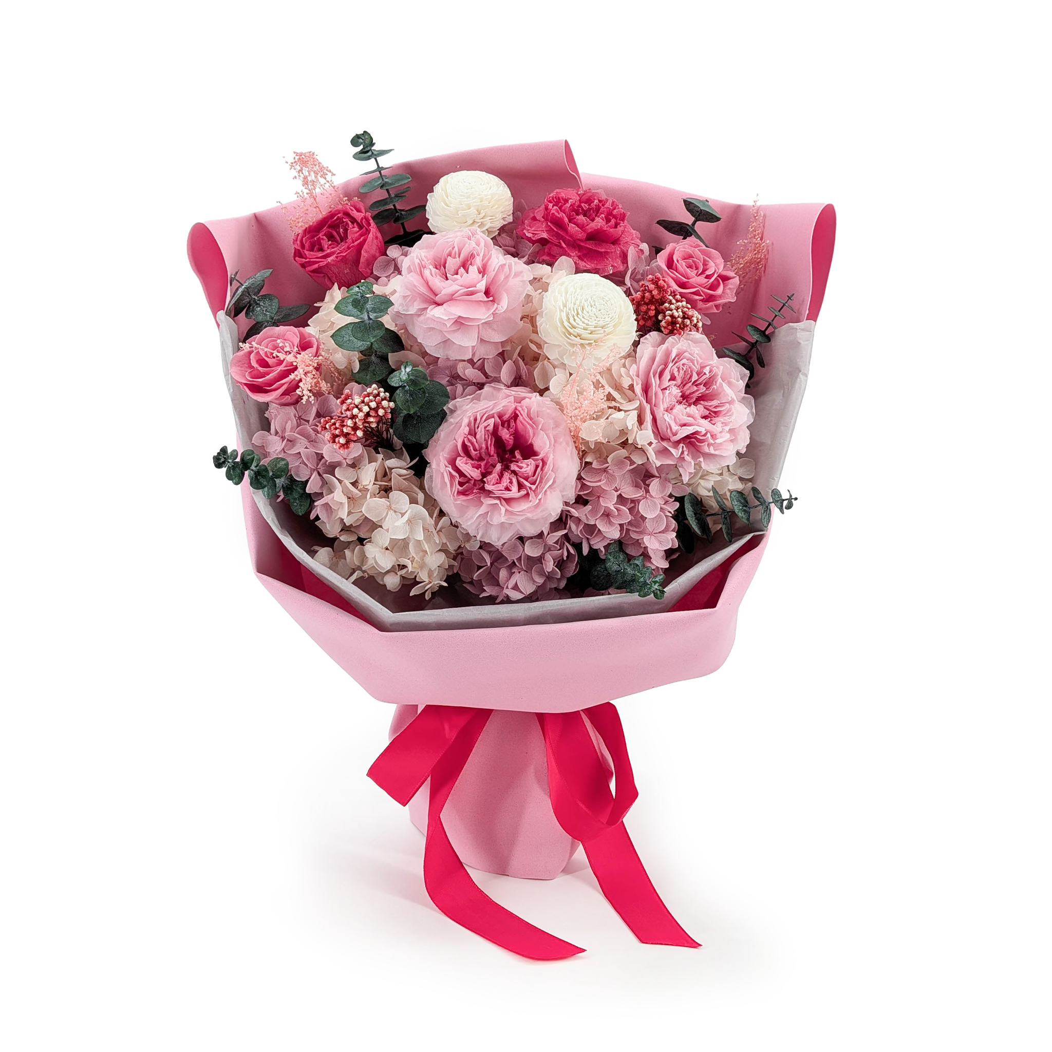 Bouquet Premium dans son Coffret Cadeau – EVERGIVE – A Lasting Gesture – Garden Majesty