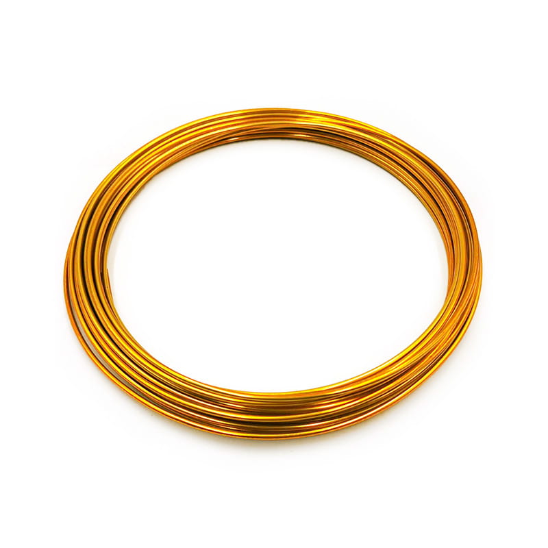 Fil de fleuriste – Anneau – 2 mm x 10 m – Doré