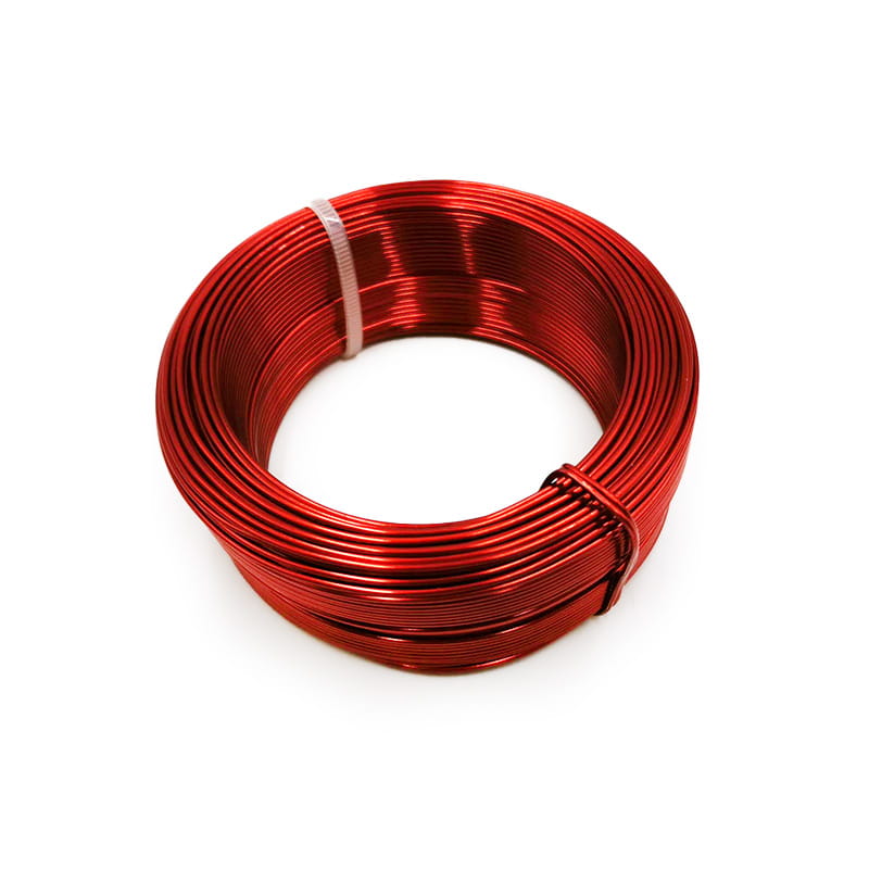 Fil de fleuriste – Anneau petit – 1 mm x 50 m – Rouge