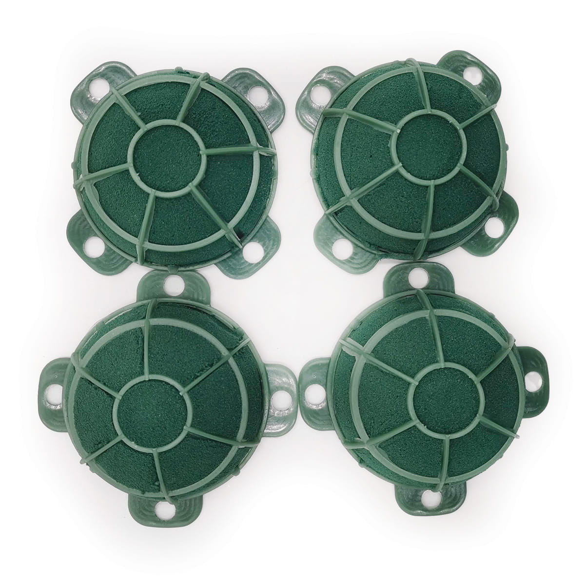 Mousse florale – Turtle MINI – avec bande adhésive – Lot de 4 – humide 