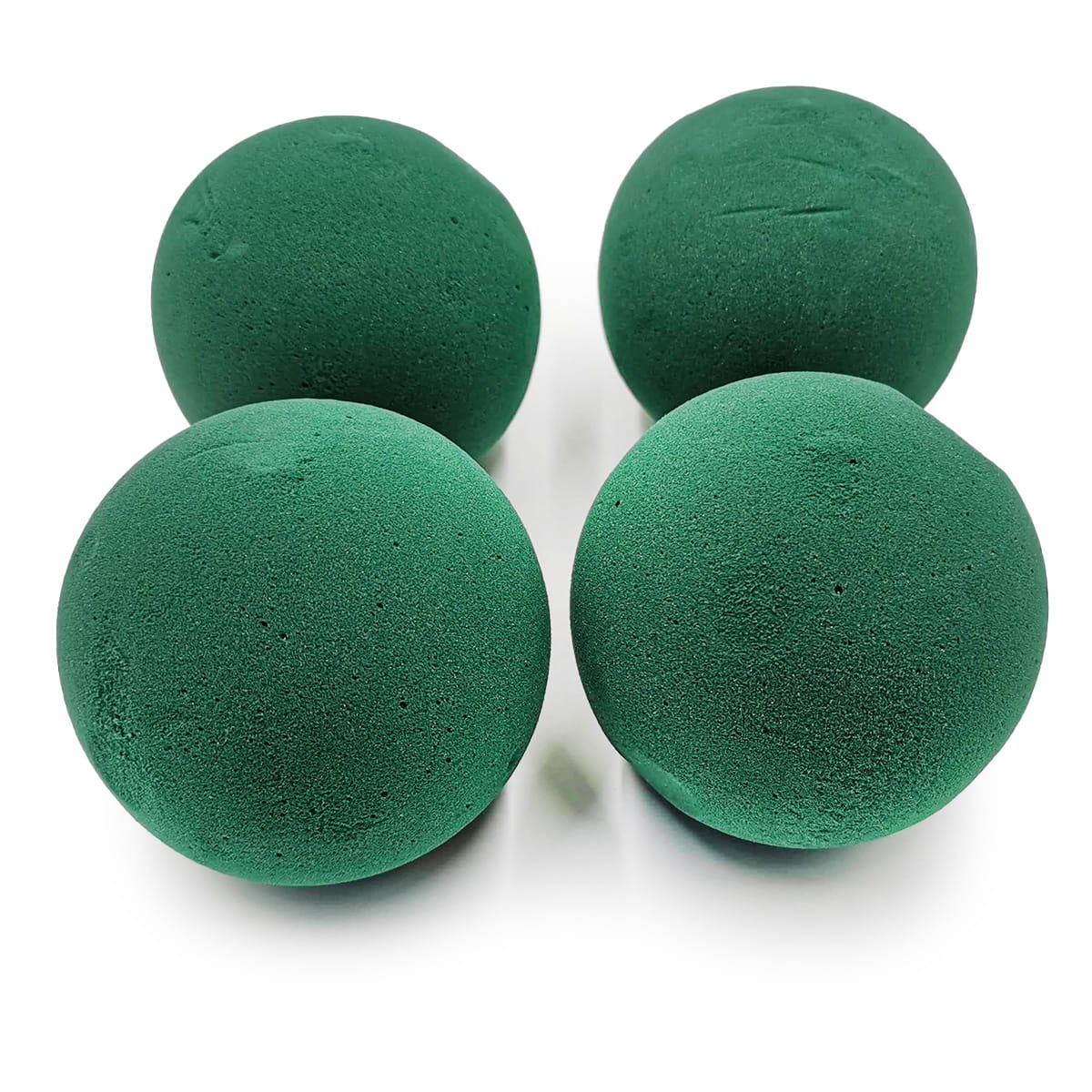Mousse florale sphérique Ø90 mm – humide – Lot de 4