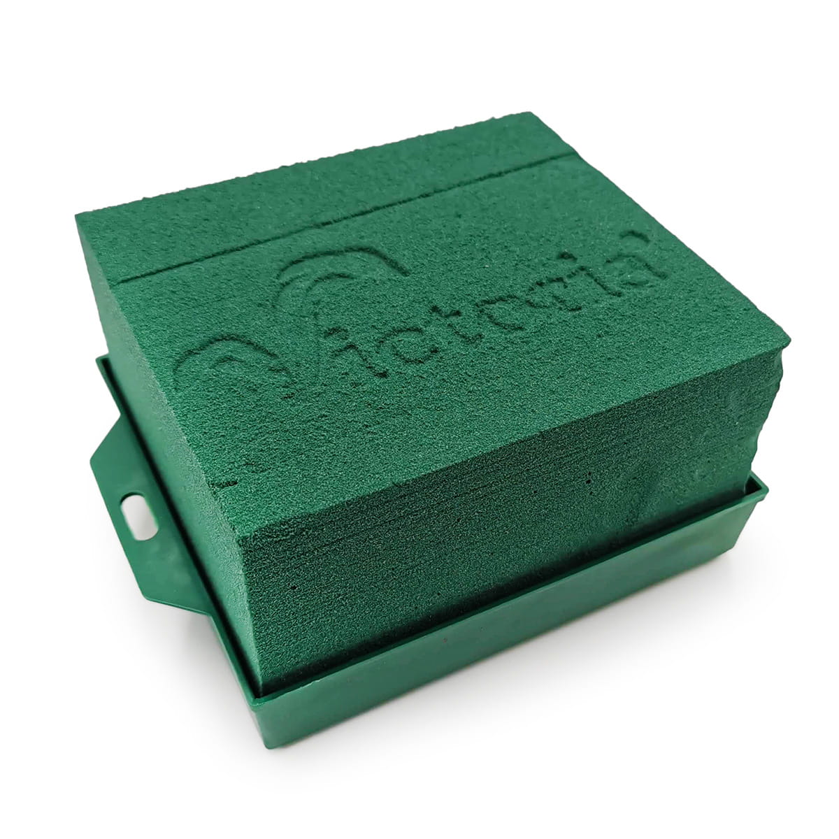 Porta MINI – vert – mousse florale avec support – humide