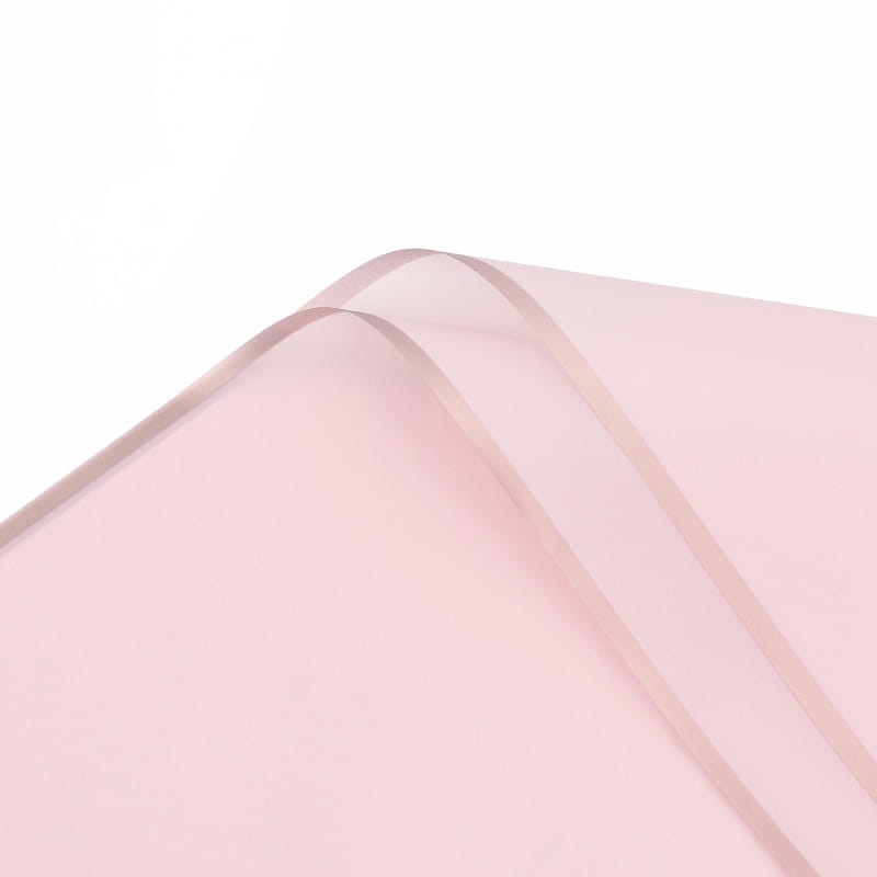 Film floral – « Frame » Rose – Feuilles 58 × 58 cm – 20 pcs