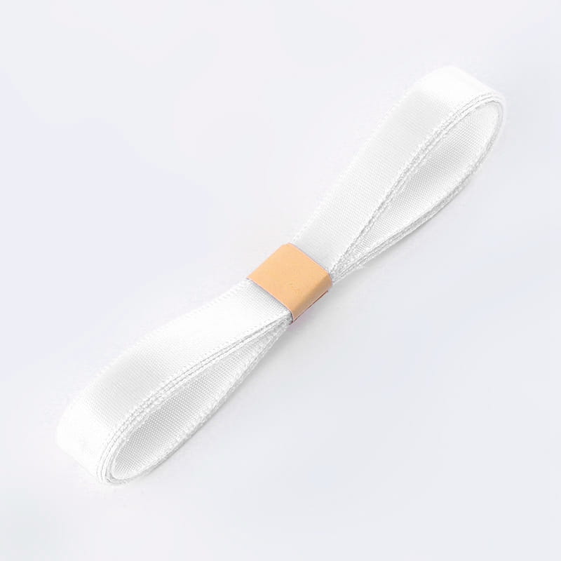 Ruban floral – Blanc – Rouleau 1 cm x 82 m