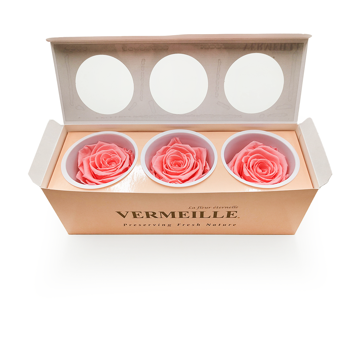 Rose Stabilisée – Pink Nectar – XL – 3 pièces