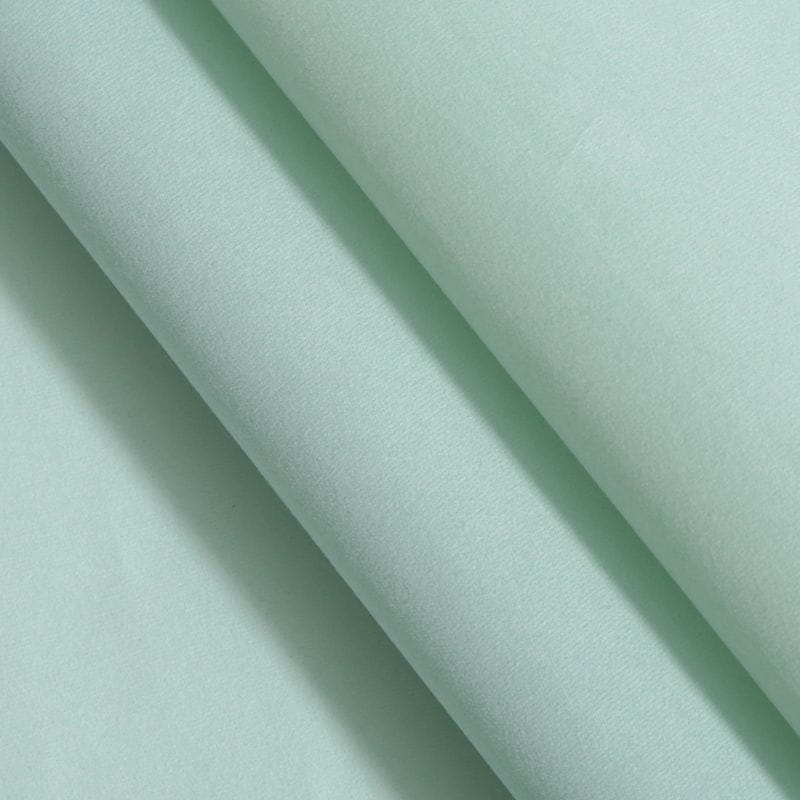 Film floral en velours – "Swan Velvet Cloth" – Turquoise – Rouleau 53cm x 5,5m