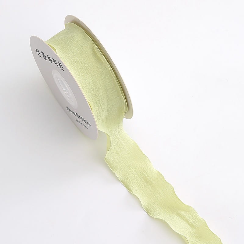 Ruban floral – Vert – Rouleau 2,5 cm x 9 m