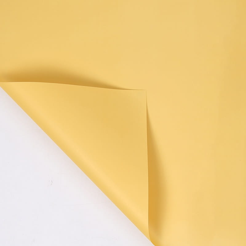 Film floral – Or pâle – Feuilles 58x58 cm – 20 pièces