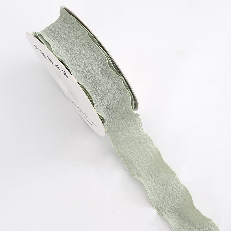 Ruban floristique - Vert pastel - Rouleau 2,5cm x 9m